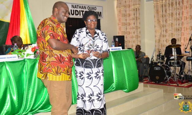 MRS. ADELAIDE ANNO-KUMI, CHIEF DIRECTOR OF INTERIOR MINISTRY ADJUDGED AMONGST BEST PERFORMED CHIEF DIRECTORS FOR 2017
