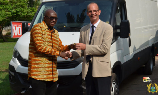 MINISTRY RECEIVES TWO VEHICLES