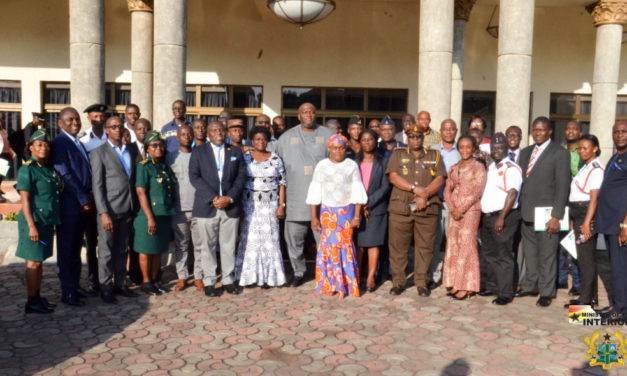 INTERIOR MINISTRY REVIEWS ITS HALF YEAR ACTIVITIES