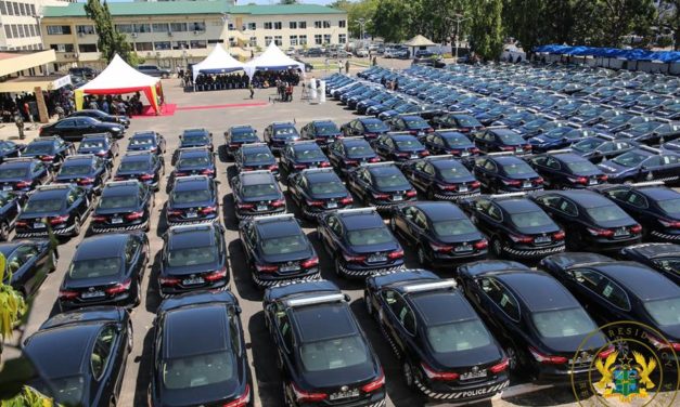 PRESIDENT AKUFO-ADDO PRESENTS 200 VEHICLES TO THE GHANA POLICE SERVICE