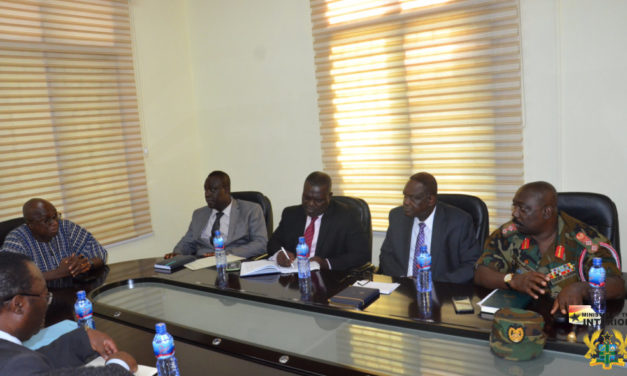 BOARD OF NATIONAL COMMISSION ON SMALL ARMS AND LIGHT WEAPONS (NACSA) CALLS ON MINISTER FOR THE INTERIOR