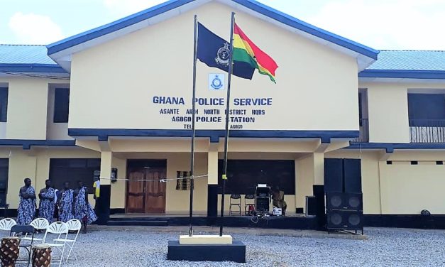INTERIOR MINISTER COMMISSIONS NEWLY CONSTRUCTED POLICE HEADQUARTERS AND POLICE STATION FOR ASANTE AKIM NORTH DISTRICT