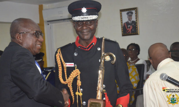 INDUCTION CEREMONY HELD FOR CHIEF FIRE OFFICER EDWIN EKOW BLANKSON