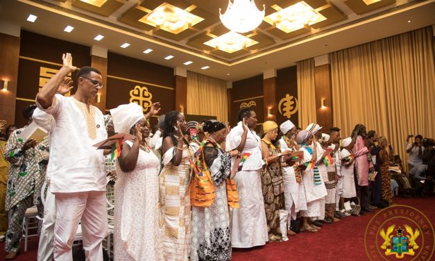 PRESIDENT AKUFO-ADDO CONFERS GHANAIAN CITIZENSHIP ON 126 DIASPORANS