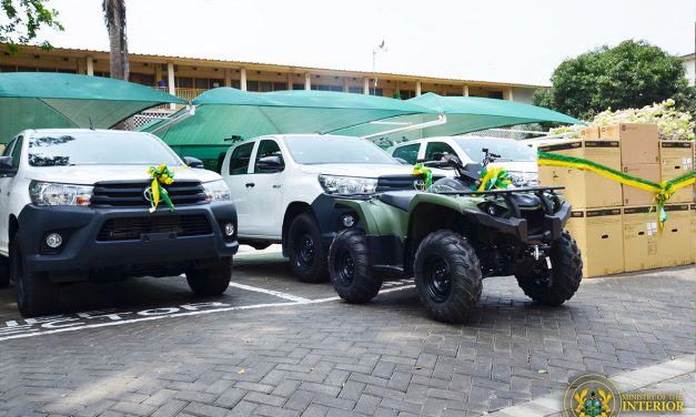 SPANISH GOVERNMENT DONATES EQUIPMENT TO INTERIOR MINISTRY