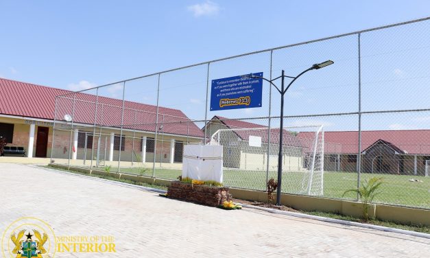 Interior Minister Commissions Prison Camp at Ejura funded by The Church of Pentecost