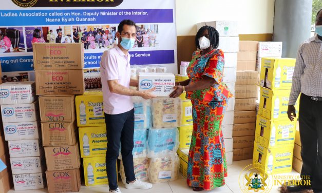 IVO Ghana Limited donates items to Interior Ministry