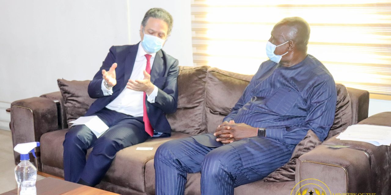 Interior Minister hosts Spanish Ambassador to Ghana