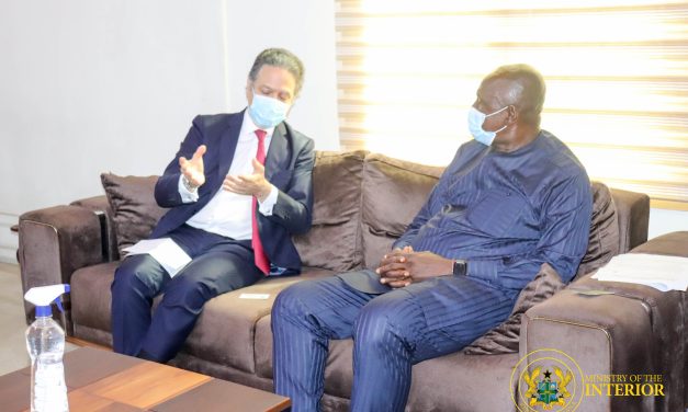 Interior Minister hosts Spanish Ambassador to Ghana
