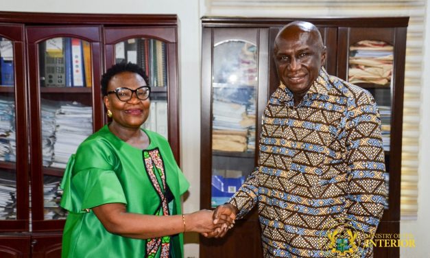 Interior Minister hosts Namibian High Commissioner to Ghana