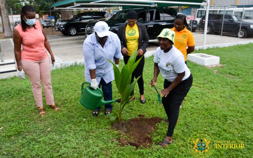Ministry of the Interior Joins Green Ghana Day