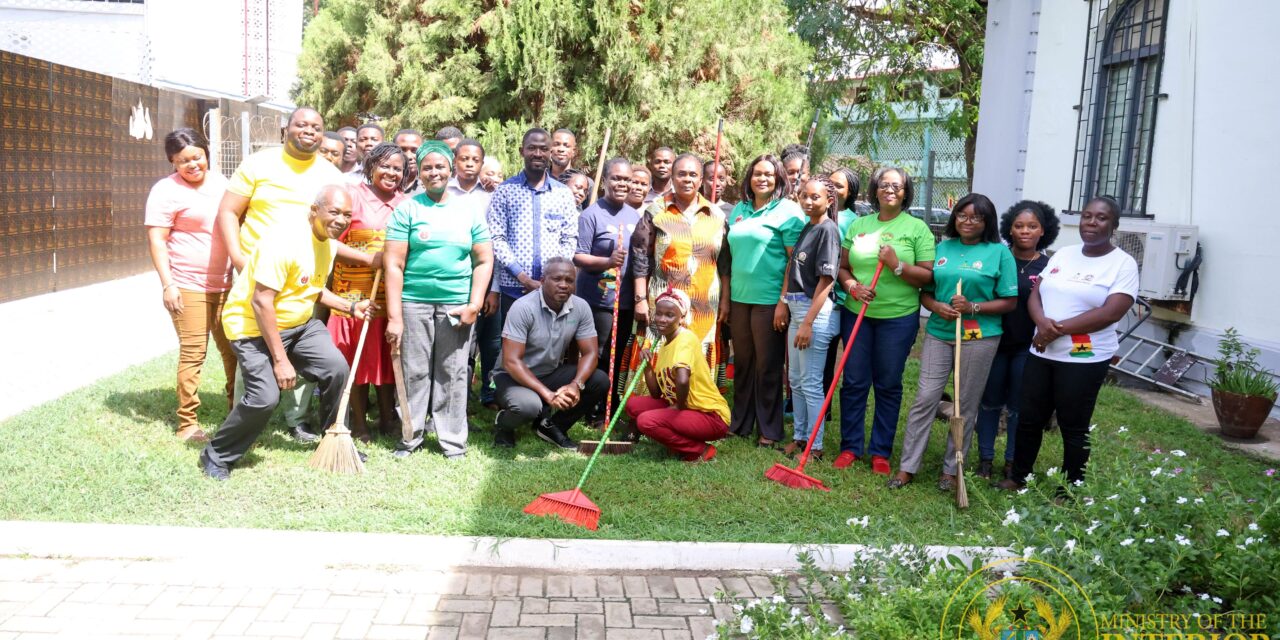 Civil Service Week Celebration: Deputy Interior Minister Leads Clean-Up Exercise