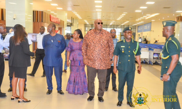 Interior Minister Visits Kotoka International Airport, Urges Officials To Maintain Professionalism