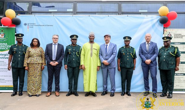 Germany donates Bus to Immigration Service