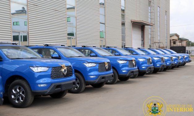 Government presents vehicles to Ghana Police Service to support 24-Hour Economy