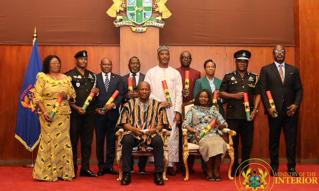 President Mahama swears in new Police Council Members