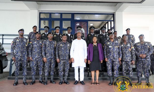 Interior Minister decorates newly promoted Police Officers