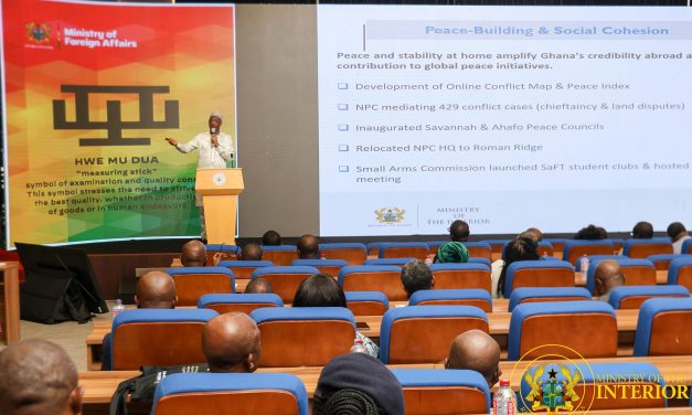 Interior Minister Presents Strategic Priorities To Envoys
