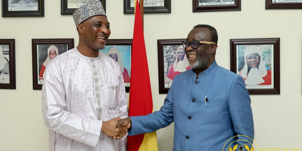 Interior Minister discusses Galamsey, Narcotics, and Justice For All with Acting Chief Justice