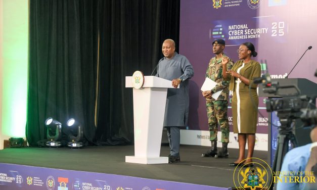 President John Mahama launches National Cyber Security Awareness Month