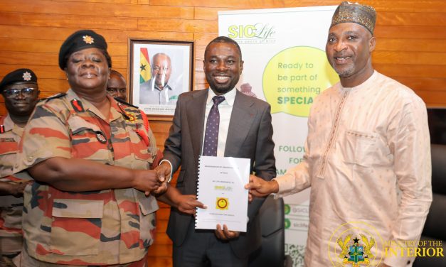 Ghana National Fire Service and SIC Sign MoU on Insurance for Fire Officers