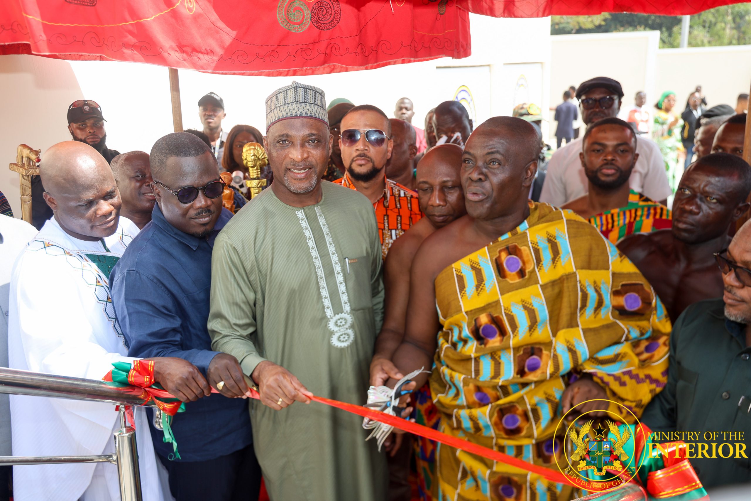 Interior Minister Commissions National Signals Bureau Regional Command in Sunyani