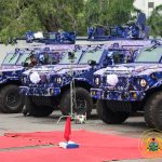 President Mahama Hands Over 40 Armoured Vehicles To Police