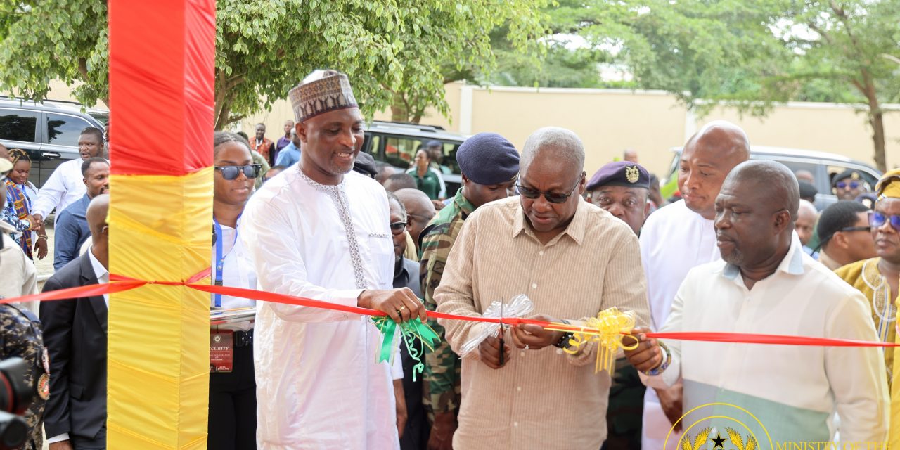 President Mahama Commissions National Signals Bureau Regional Command in Ho