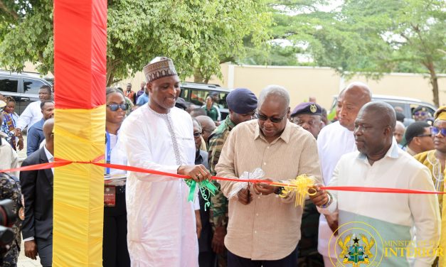 President Mahama Commissions National Signals Bureau Regional Command in Ho