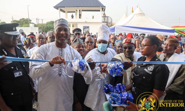 Muntaka Commissions Upper West Regional Police Headquarters, Urges Collaboration for Peace and Security