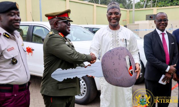 Interior Minister Presents Vehicles to NACOC