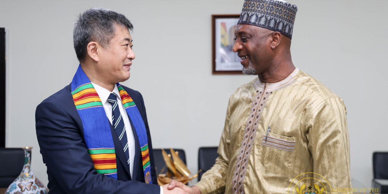 Chinese Ambassador pays courtesy call on Interior Minister, Pledges stronger cooperation