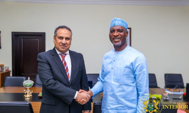 Egyptian Ambassador Meets Interior Minister, Pledges Deeper Security Cooperation