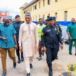 Muntaka Visits Accra Central Fire Scene